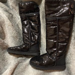 UGG THIGH HIGH SEQUINS BOOTS